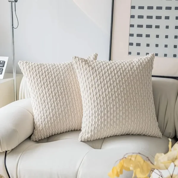 Juste de coussin décorative pour canapé, taie d'oreiller de haute qualité pour salon, décoration d'intérieur, 45x45cm